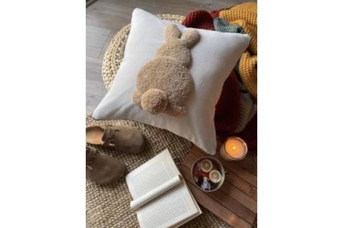 El Dokuması Tavşan Kırlent