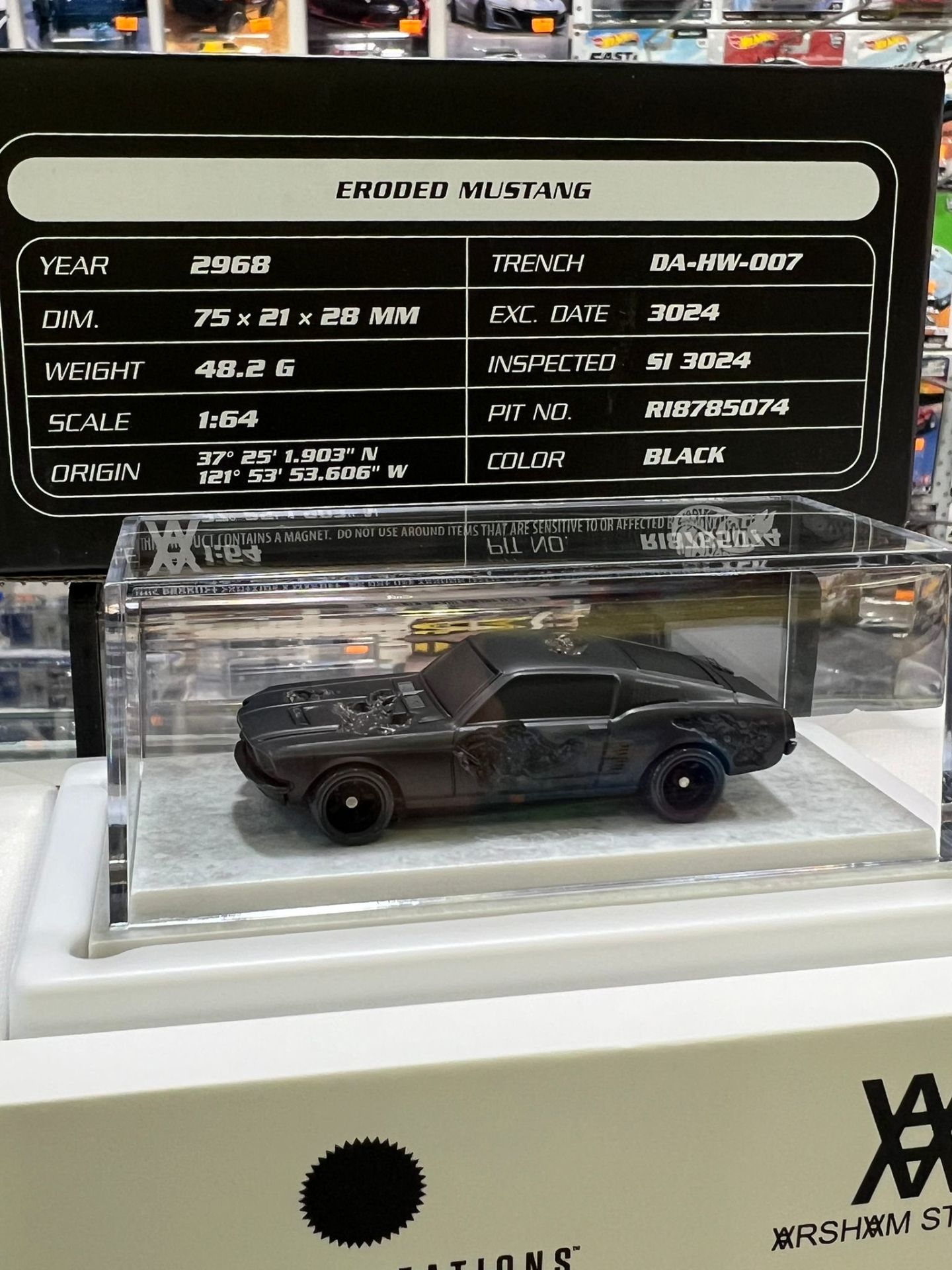 HOTWHEELS LEGENDS ARCHIVE ERODED MUSTANG