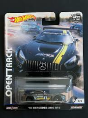 HOTWHEELS PREMIUM 16 MERCEDES AMG GT3 OPEN TRACK