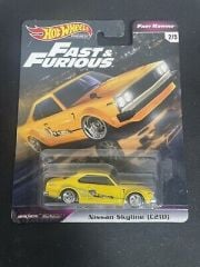 Hot Wheels Premium GHH17 Yellow Nissan Skyline C210 Fast and Furious Rewind