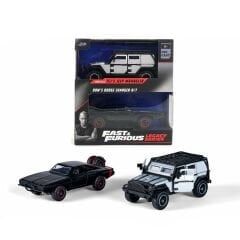 Jada 1/32 F&F Legacy Series Tej Jeep Wrangler / Dom Dodge Charger R/T