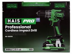 Haispro RB-DB2102 Profesyonel Darbeli Vidalama Matkap 21 V 2.0 Ah Çift Akülü