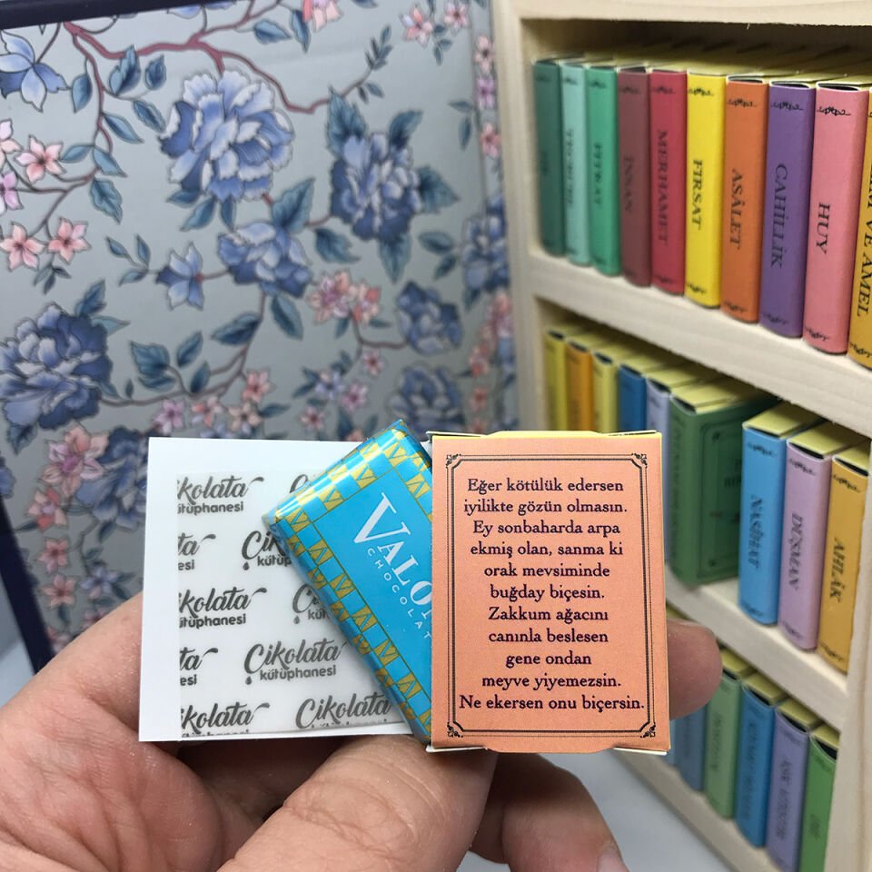Sa’di Şîrâzî Bostan’dan İnciler Temalı Çikolata Kütüphanesi