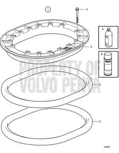 22256171 Volvo Penta IPS Kuyruk Oringi