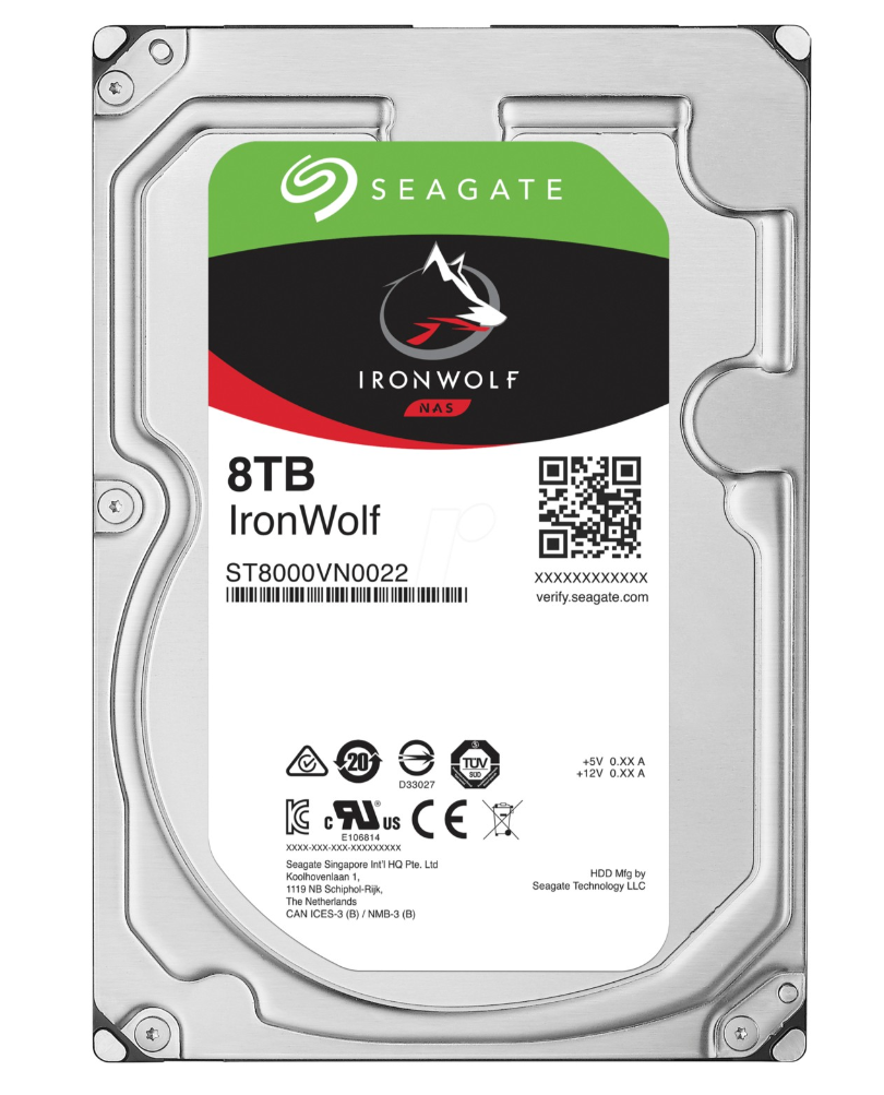 Seagate IronWolf  8TB NAS 3.5'' SATA3 ST8000VN0022