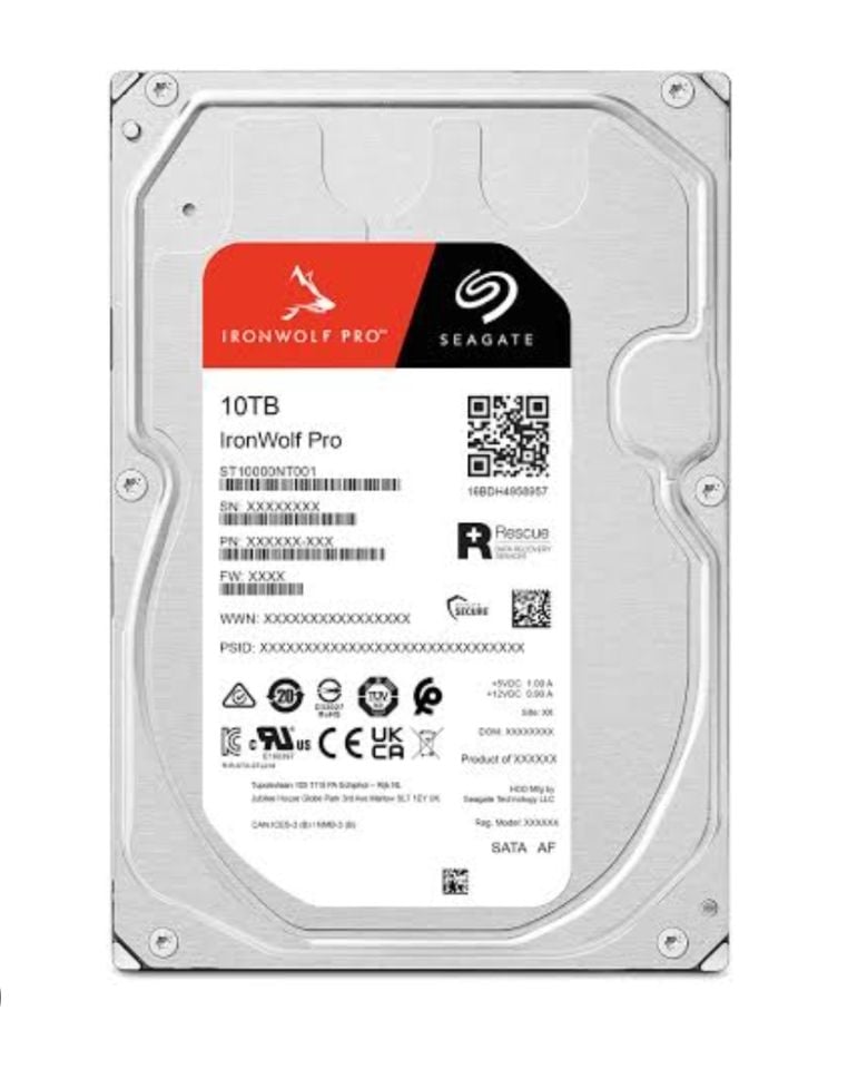 Seagate ironwolf pro 10 TB 256MB 7200 RPM  ST10000NT001 (5 YIL RESMI DIST GARANTILI)