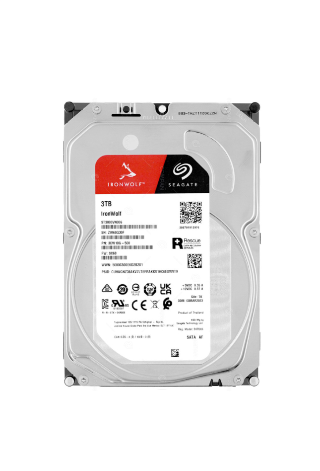Seagate IronWolf 3 TB 3.5'' SATA 3.0 ST3000VN006 (2 YIL TÜRKİYE GARANTİLİ)