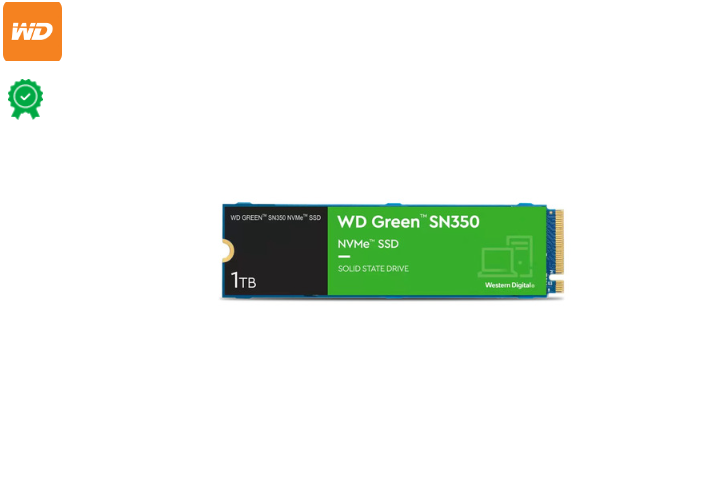 WD Green SN350 WDS100T3G0C 1 TB M.2 NVMe SSD