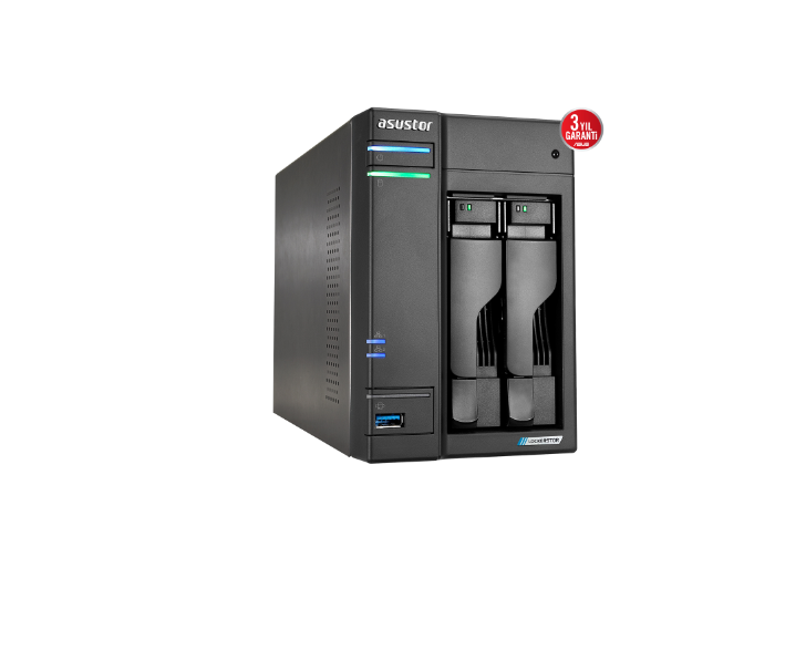 ASUSTOR A6702T INTEL N5105 2 YUVA 2X22TB 4GB DDR4