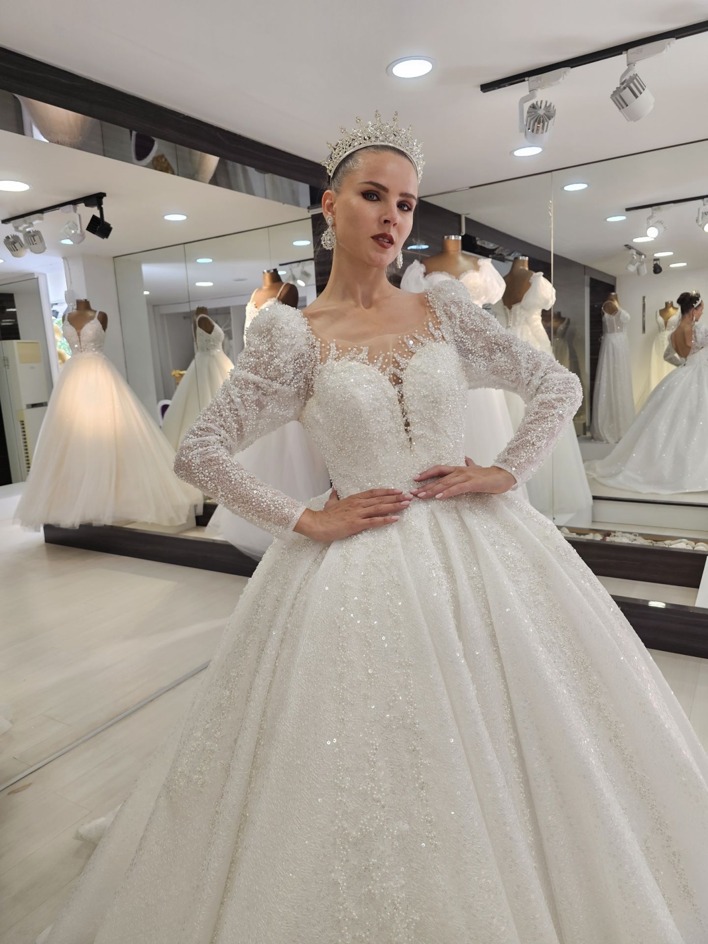 Princess Puffy Wedding Gown