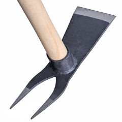 Çatal Uçlu Saplı Çapa Dövme Çelik Sivri Bahçe Ot Toprak Kazması El Çapası