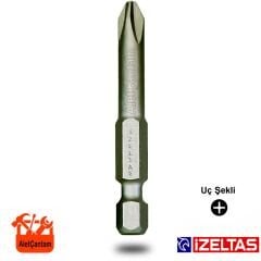 İzeltaş Bits Uç Yıldız Uç Matkap Ucu Vidalama Ucu  Ph2 X 100 Mm (Uzun Boy 10 CM)