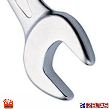 İzeltaş Açık Ağız Anahtar Çatal İki Ağız Açıkağız 16 x 17 MM