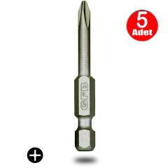 AletÇantam Gfb Bits Yıldız Uç Vidalama Matkap Ucu Ph1 x 50mm - 5 Adet