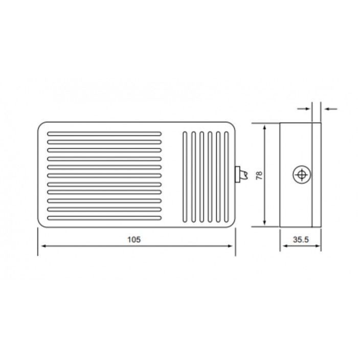 Cntd CFS-01 (FS-01P) Korumasız Ayak Pedalı