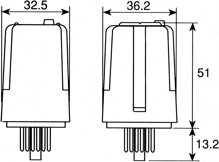 Finder F.60.13.8.024.0040-Genel Kullanımlı3 Co -10 A Kontaklı 24V AC 11pin