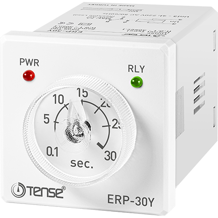 Tense ERP-30Y 0,1sn. – 30sn. (Ayarlanabilir) Pano Tipi Çekmede Gecikmeli Zaman Rölesi