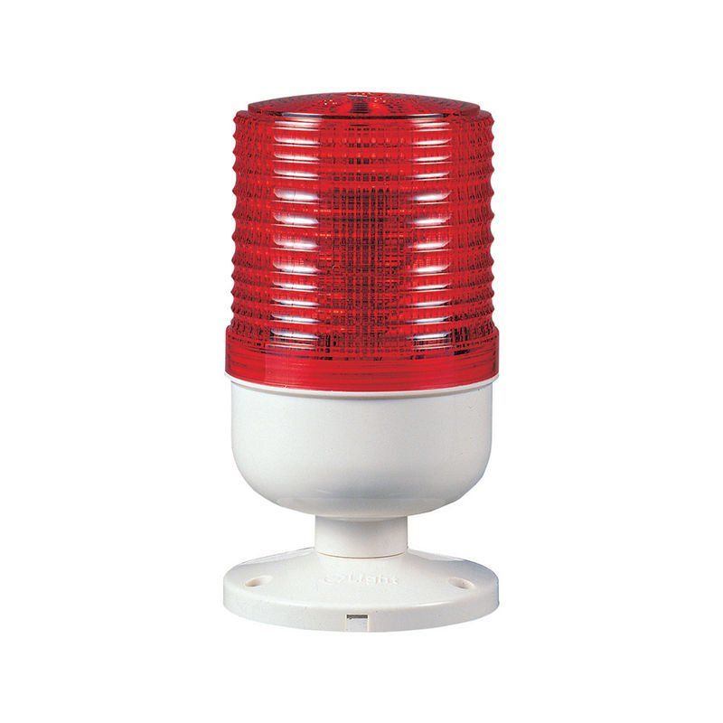 Qlight S80LK-220-R 220V AC, Kalıcı Işık / Flaşör, Dairesel Taban Montaj