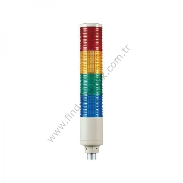 Qlight ST45B-BZ-4-24-RAGB 24V AC/DC, Kalıcı Işık Ve Buzzer