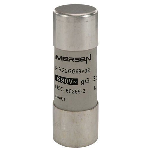 Mersen FR22GG69V32 Porselen Gecikmeli Sigorta GG 22X58 32A  690V