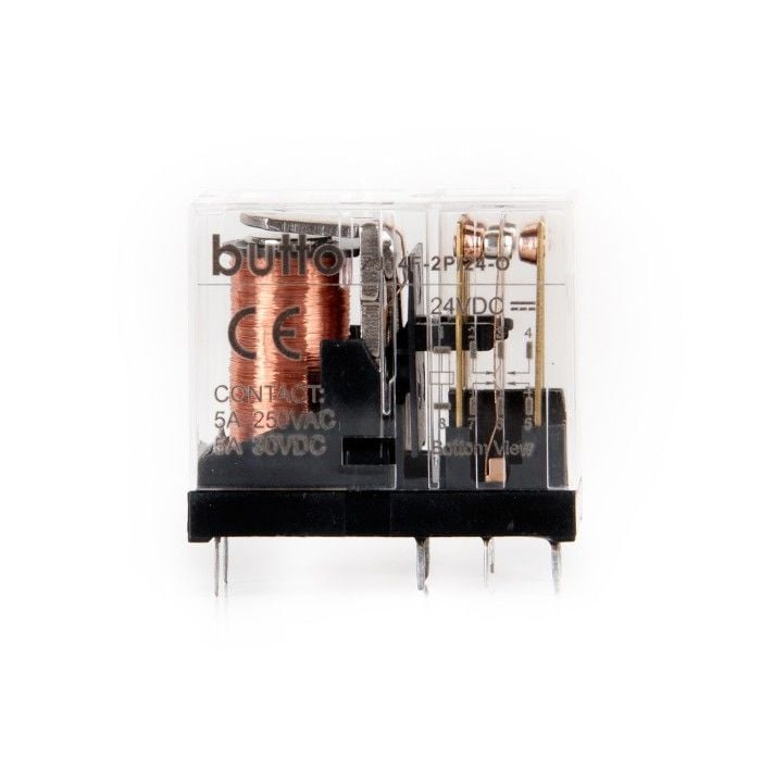 Butto 14F-2P/048DC (40.52-048DC) 14F-2P (40.52) Serisi Röle Kontak 2CO 5A 8 Pin