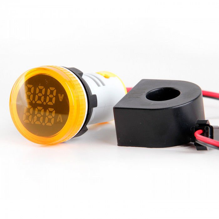 Leaglo AD22-22VAM-AC-Y AC LED Voltmetre/Ampermetre