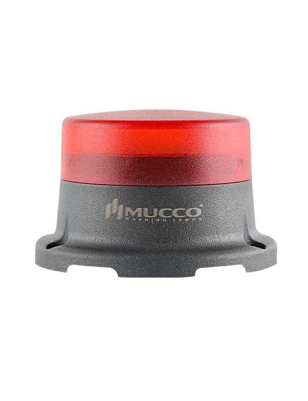 Mucco SNT-M725-F-1 70 Serisi Mini Tepe Lambası Flaşör 24V DC Kırmızı Işık