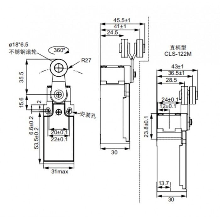 Cntd CLS-121 Limit Switch