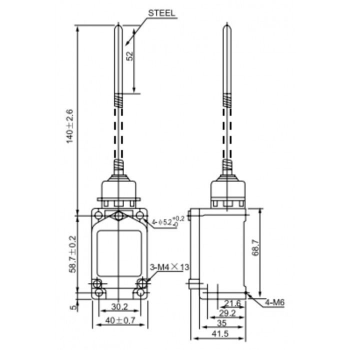 Cntd CWLNJ-30 Limit Switch