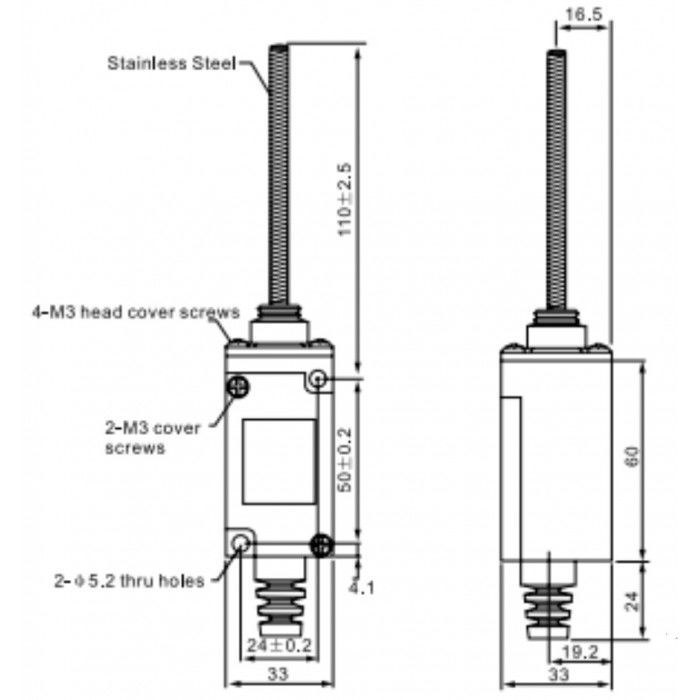 Cntd CHL-5381 Limit Switch