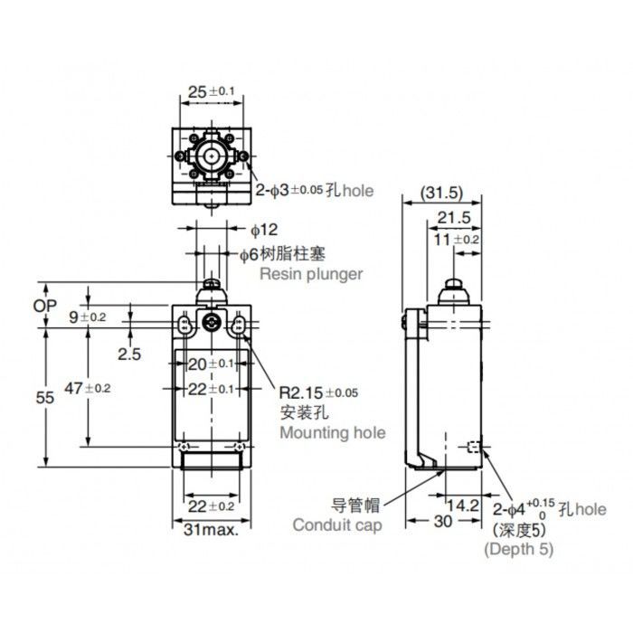 Cntd C4N-4132 Limit Switch