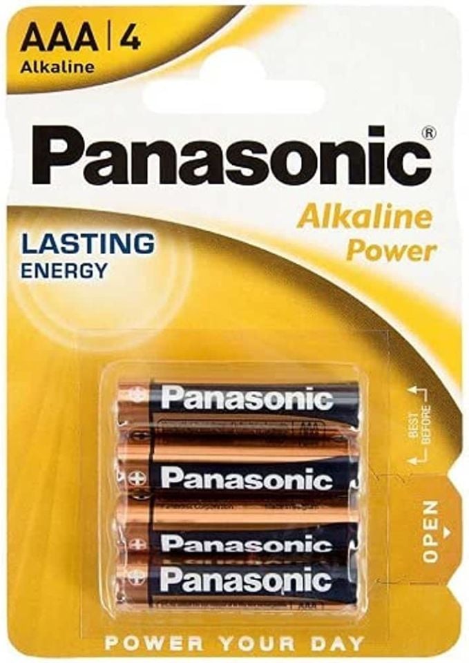 Panasonic LR03APB/4BP Alkalin Power 1,5V AAA İnce Pil (4'Lü)