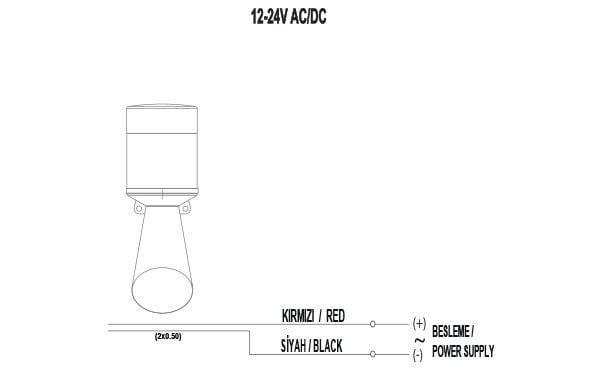 Mucco SNT-MB711-5 16 Melodili Mini Borulu Korna 12-24V AC/DC