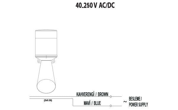 Mucco SNT-MB712-2 16 Melodili Mini Borulu Korna 40-250V AC/DC