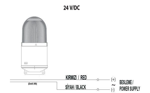 Mucco SNT-K710-5 2 Melodili Led Işıklı Korna 24V DC