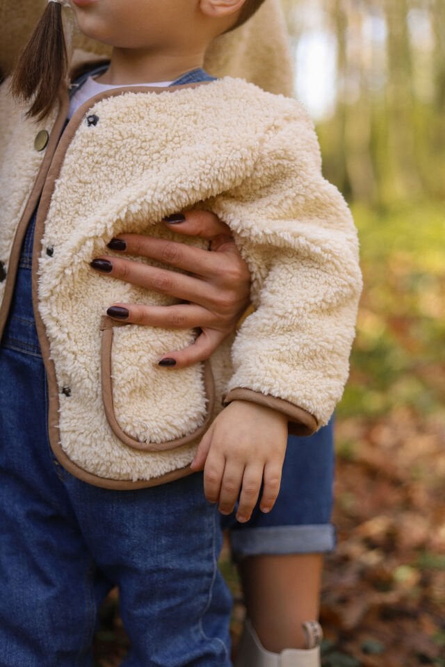 Bear Hug Kids Coat | Cream