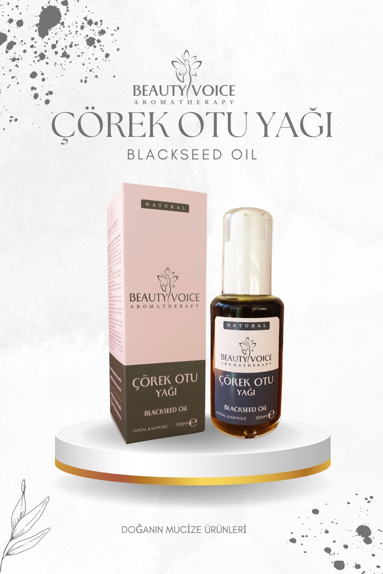 Organik Çörek Otu Yağı 100 ml Cam Şişe (Kargo Bedava)