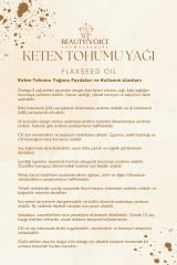 Organik Keten Tohumu Yağı 100 ml Cam Şişe (Kargo Bedava)