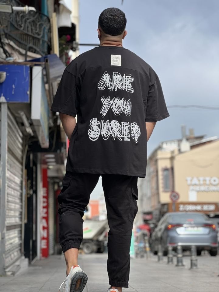 Over Oversize Baskılı T-Shirt