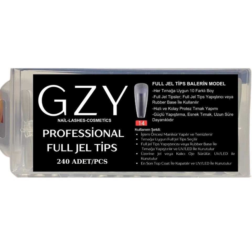 GZY Full Jel Tips Balerin Model