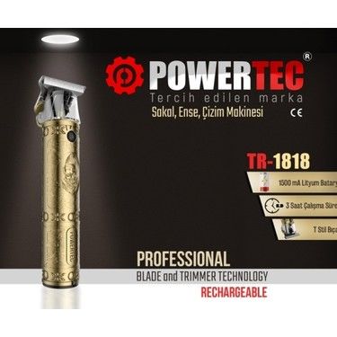 Powertec Tr- 1818 Sakal,Ense  ve Çizim Makinası