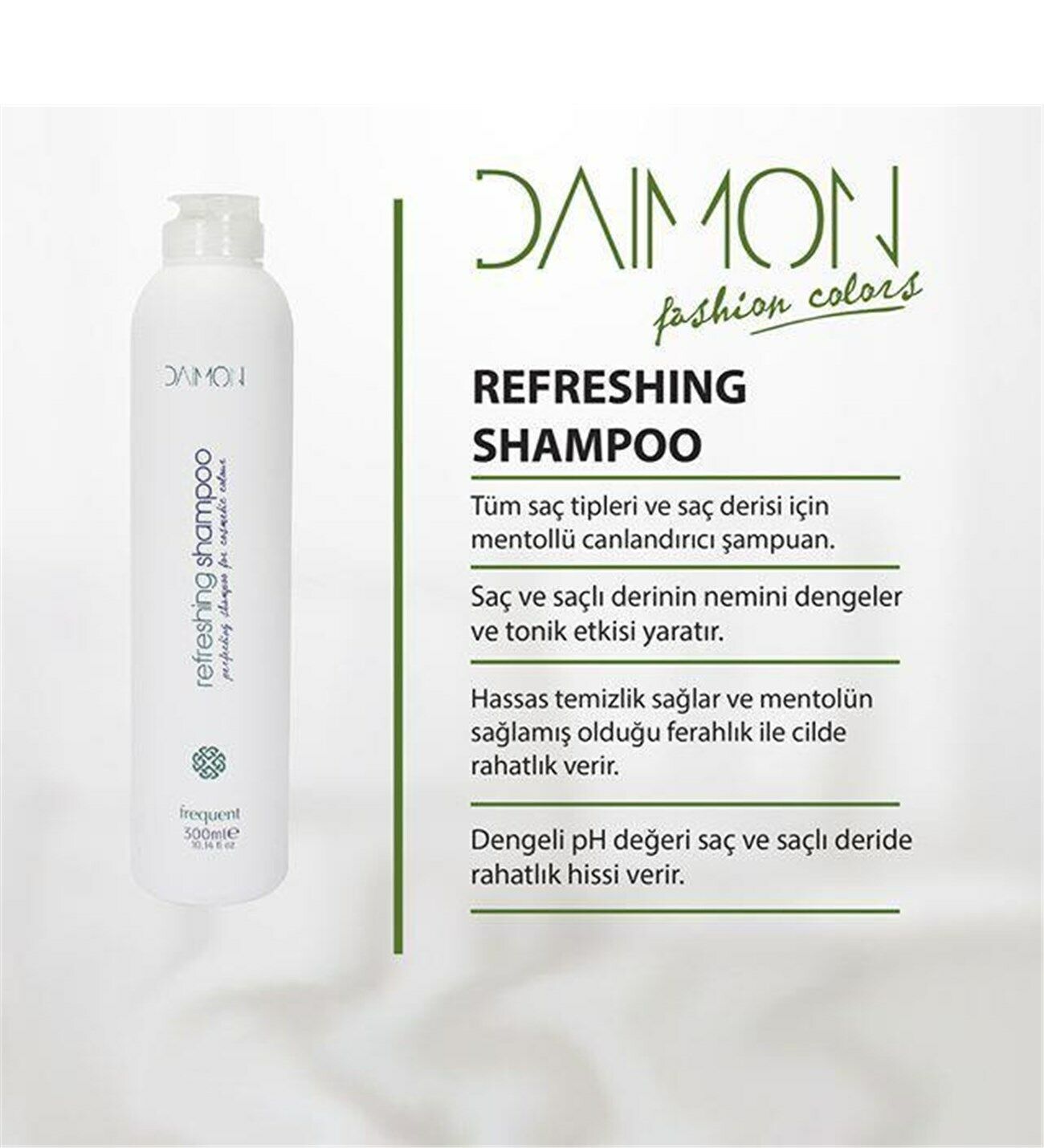 Daimon Refreshing Şampuan 300ml Mentollü