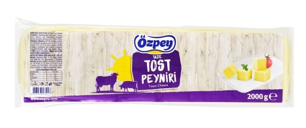 Özpey Taze Tost Peyniri 2 Kg x 6 Adet