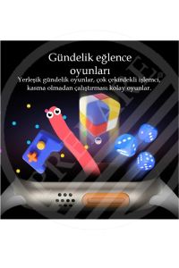 Watch 8 Ultra Plus Adventure Sesli Asistan Nfc BT Arama Özellik li Ios Android Uyumlu Akıllı Saat