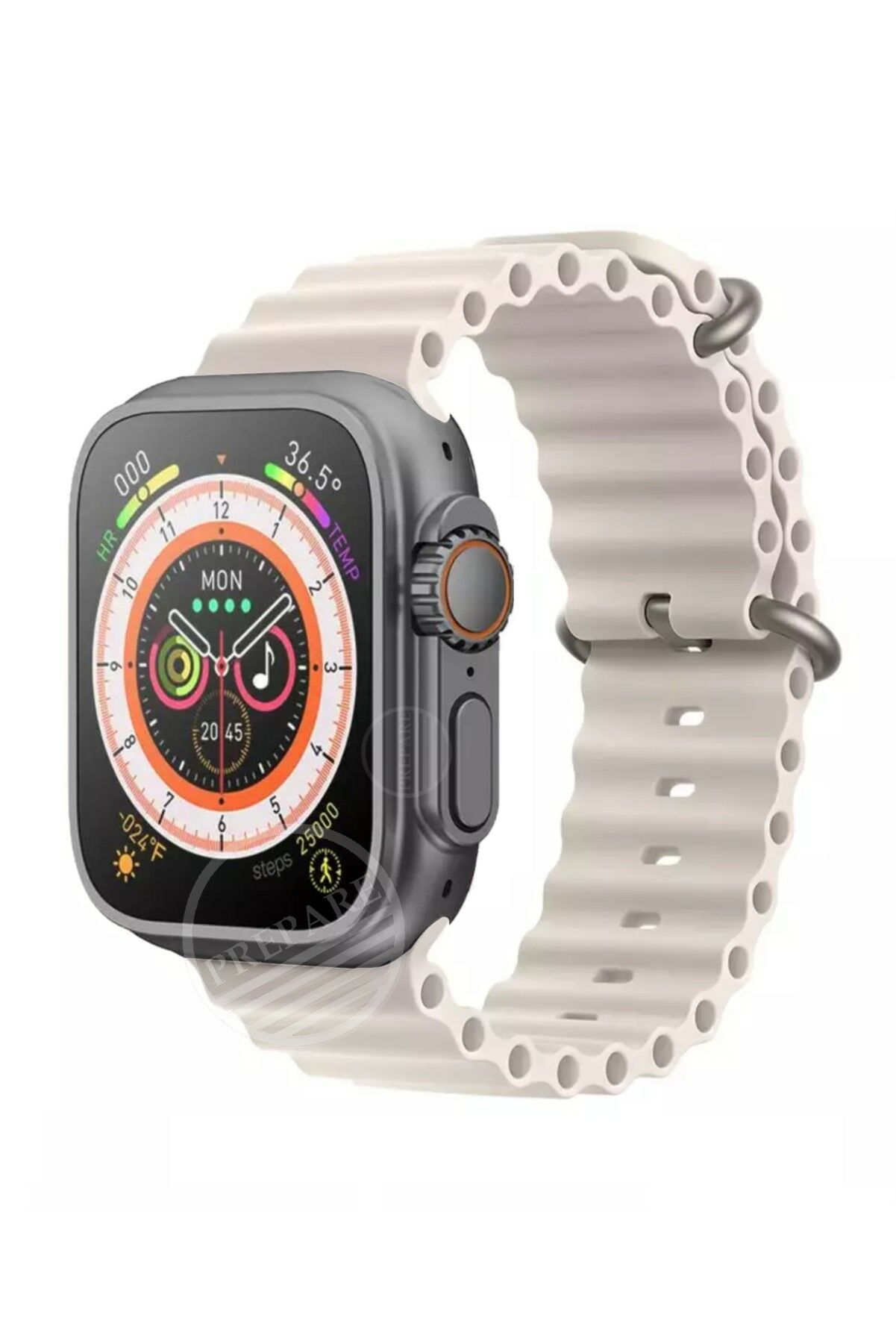 Watch 8 Ultra Adventure Sesli Asistan Nfc BT Arama Özellikli 46 mm Ios Android Uyumlu Akıllı Saat