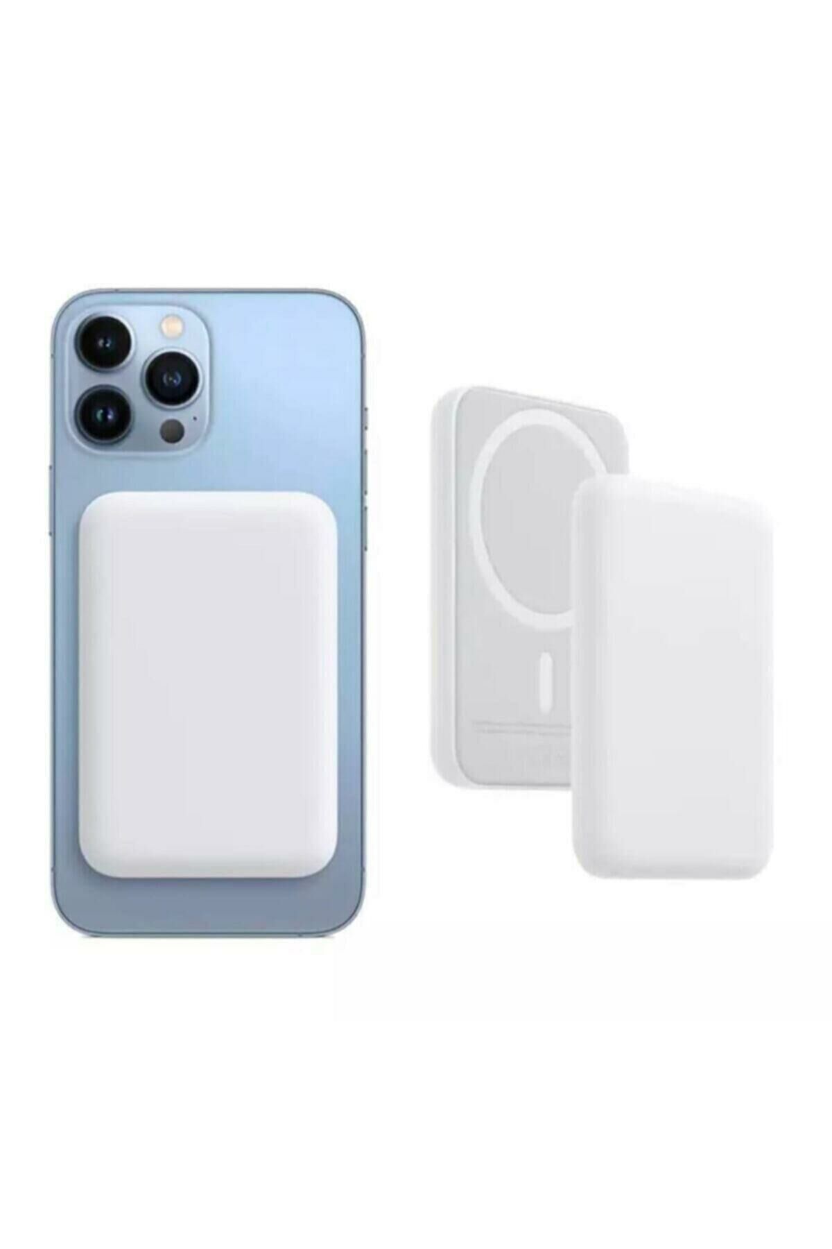 Magsafe Battery Pack 5000 Mah Iphone Uyumlu Kablosuz Şarj Cihazı Magsafe