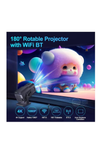 150 inç Ultra Pro Full HD 4K Destekli Projeksiyon Spotlight 1080p Projeksiyon Cihazı 390 Ansi Lümen