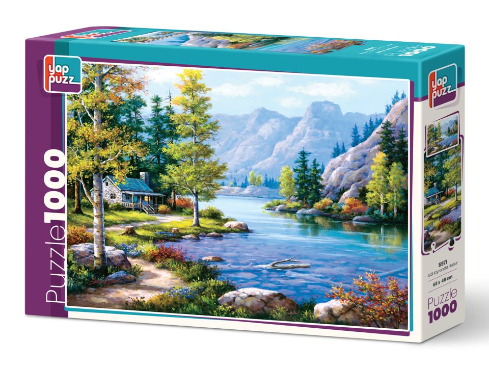 Yappuzz Göl Kıyısında 1000 Parça Puzzle