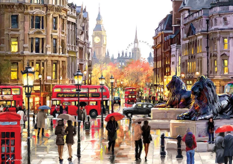 Yappuzz Londra Aslanı  1000 Parça Puzzle