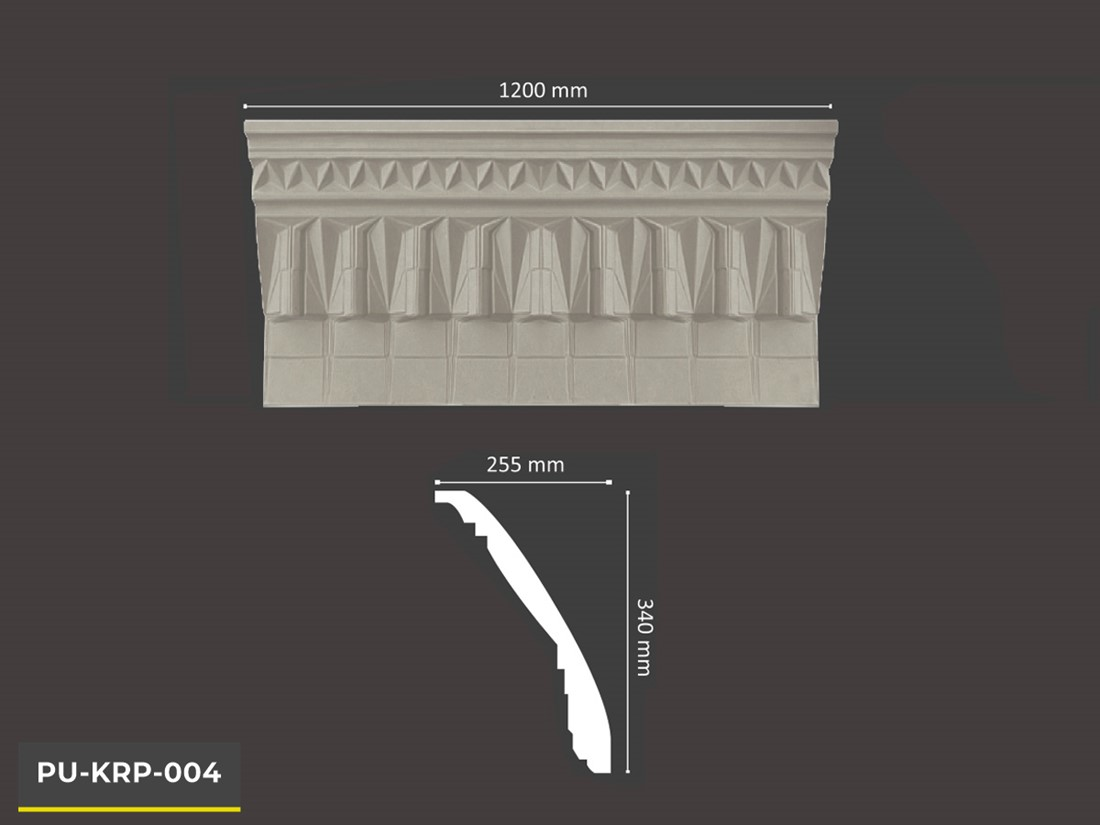 PU-KRP-004 POLİÜRETAN DEKORATİF DESENLİ KARTONPİYER